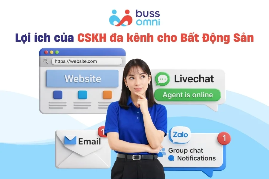 Lợi ích của CSKH đa kênh cho Bất Động Sản
