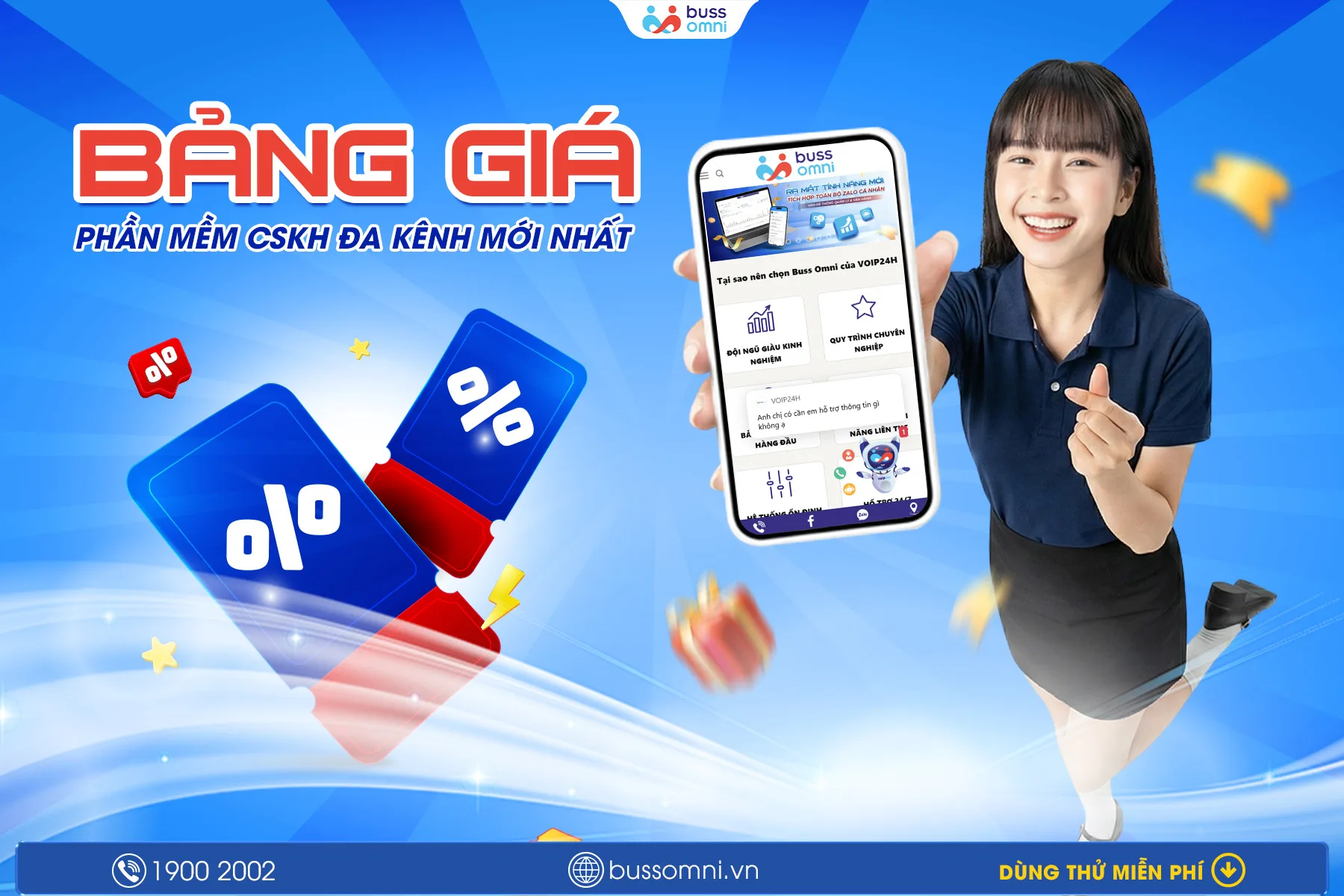 BẢNG GIÁ PHẦN MỀM CSKH ĐA KÊNH MỚI NHẤT