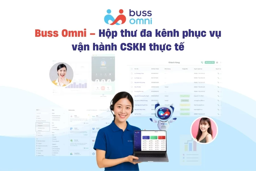 Buss Omni – hộp thư đa kênh phục vụ vận hành CSKH thực tế
