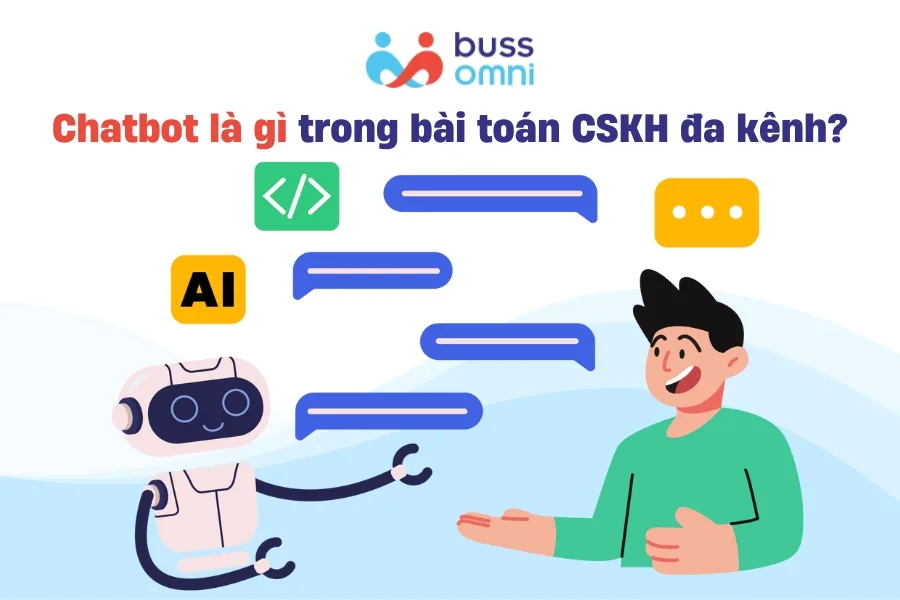 Chatbot là gì trong bài toán CSKH đa kênh