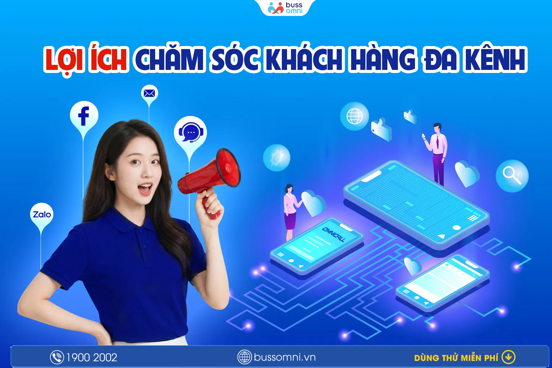 LỢI ÍCH CHĂM SÓC KHÁCH HÀNG ĐA KÊNH