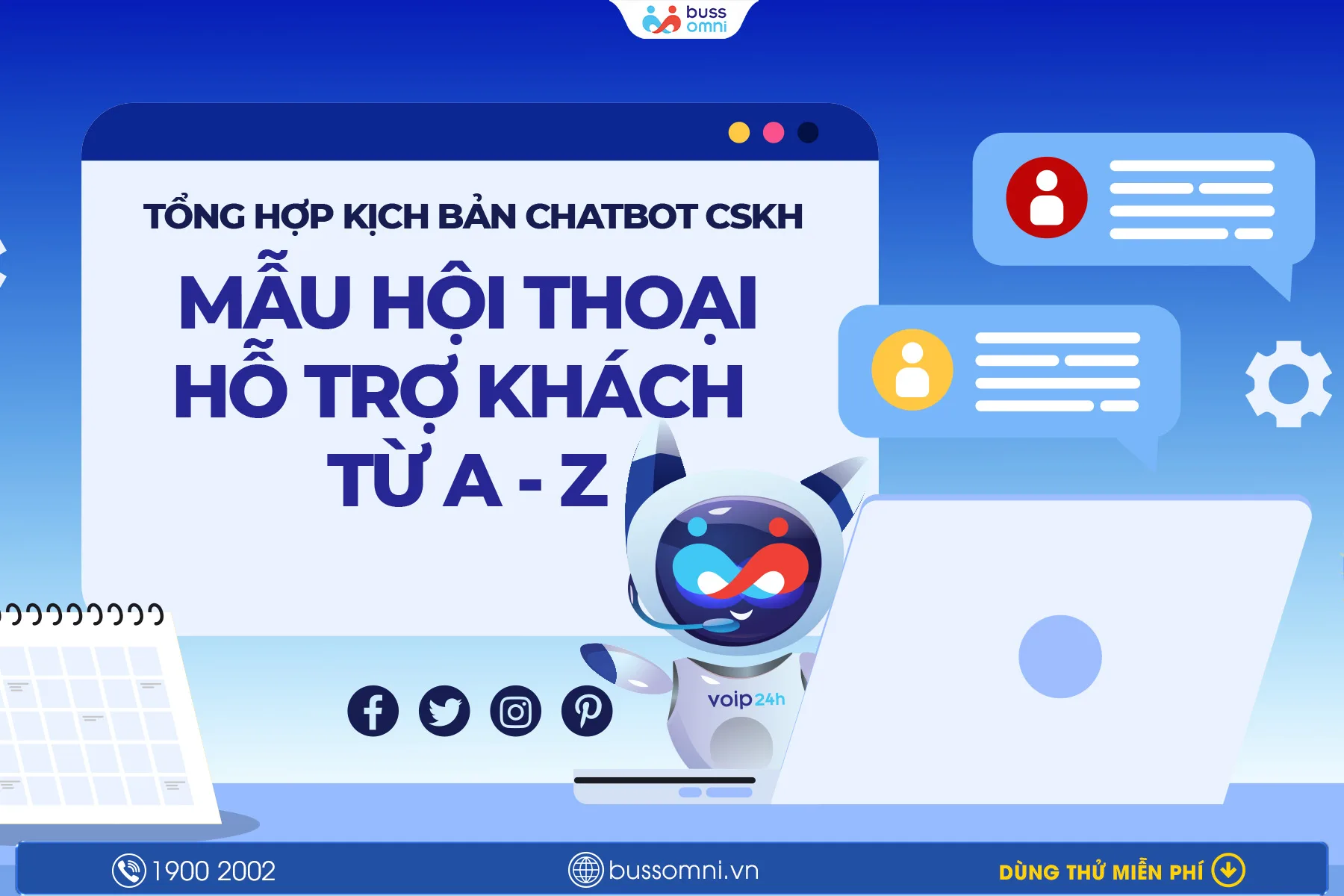 MẪU HỘI THOẠI HỖ TRỢ KHÁCH TỪ A-Z
