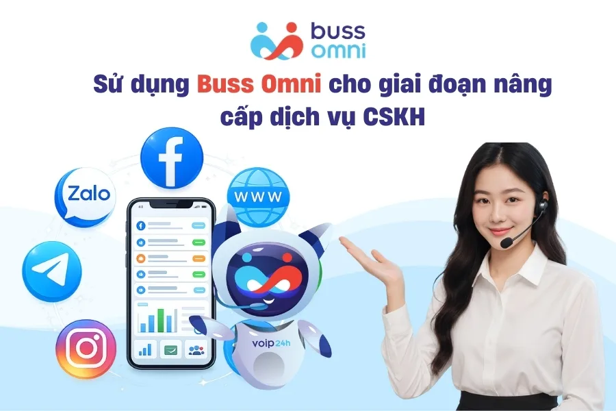 Sử dụng Buss Omni cho giai đoạn nâng cấp dịch vụ CSKH