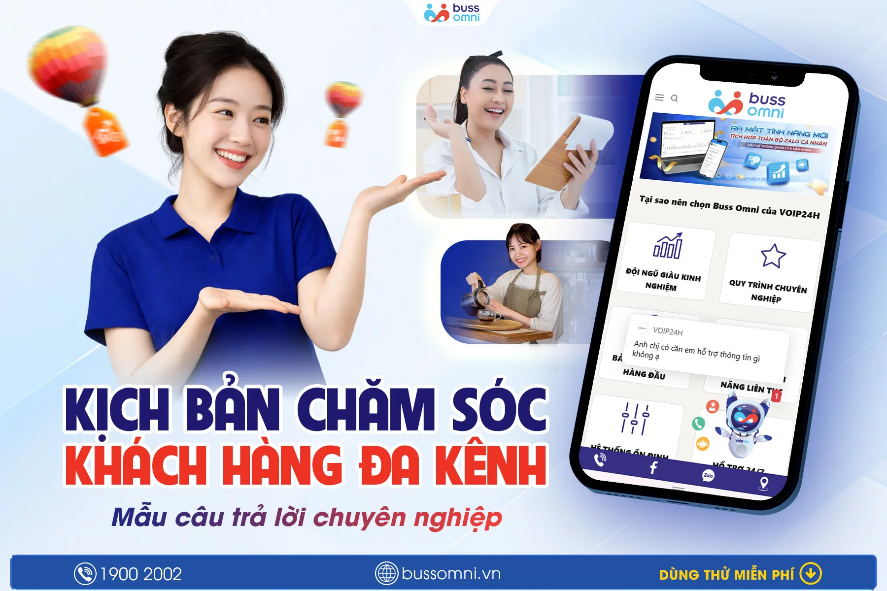 kịch bản chăm sóc khách hàng đa kênh