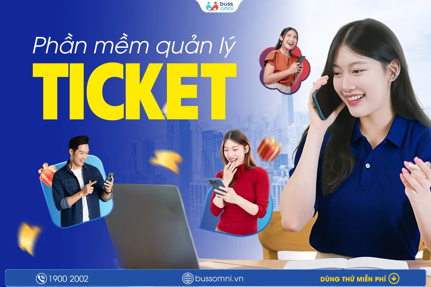 phần mềm quản lý ticket