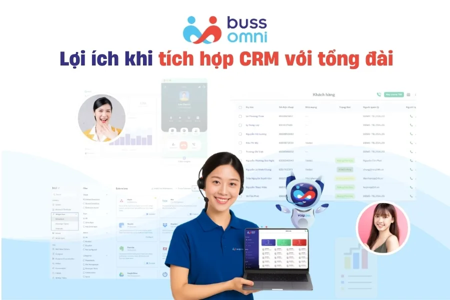Lợi ích khi tích hợp CRM với tổng đài