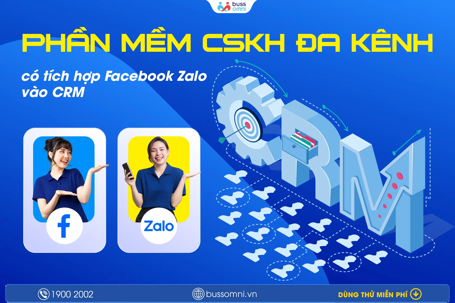 PHẦN MỀM CKSH ĐA KÊNH TÍCH HỢP FACEBOOK ZALO VÀO CRM