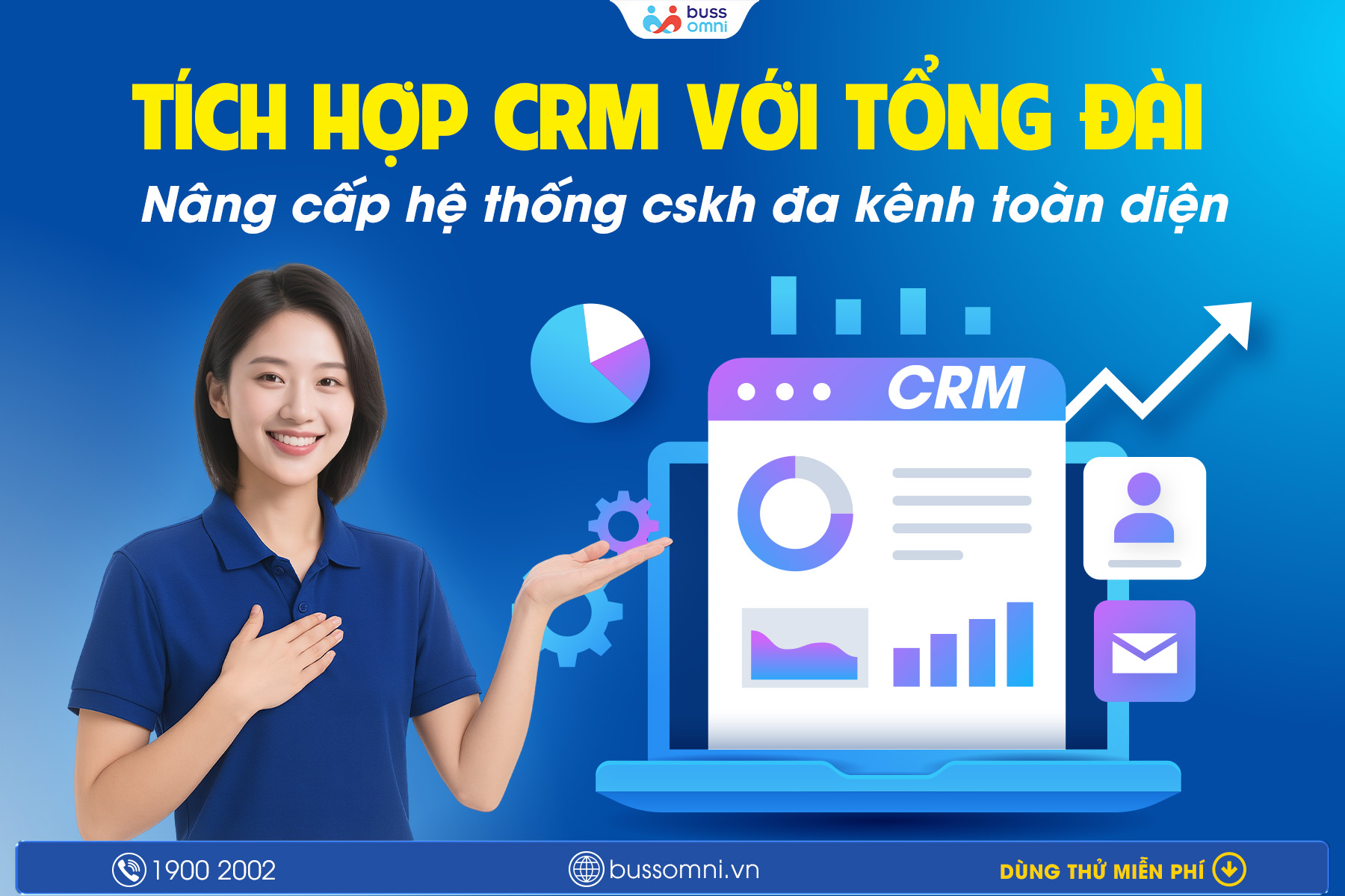 TÍCH HỢP CRM VỚI TỔNG ĐÀI