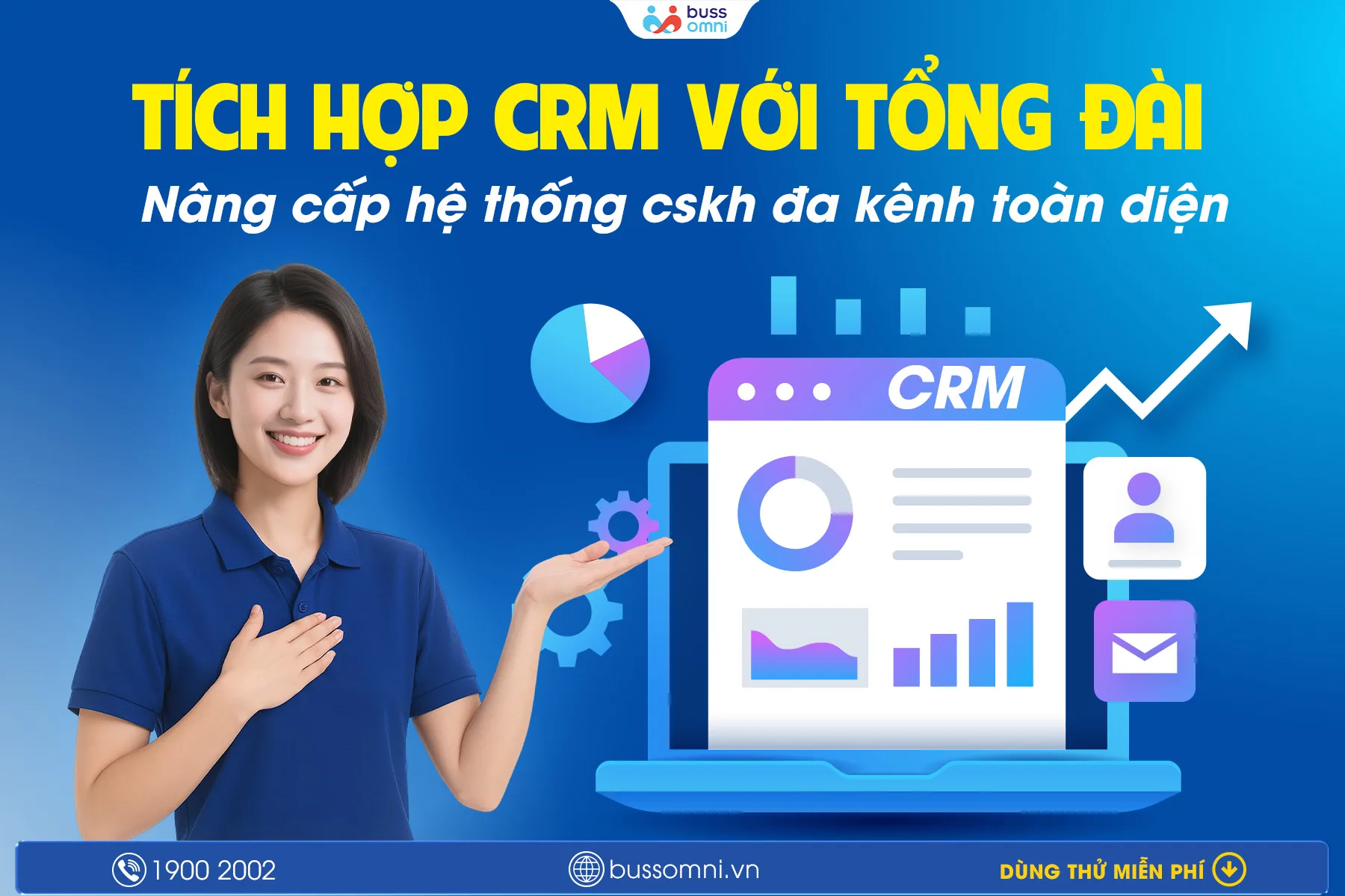 TÍCH HỢP CRM VỚI TỔNG ĐÀI