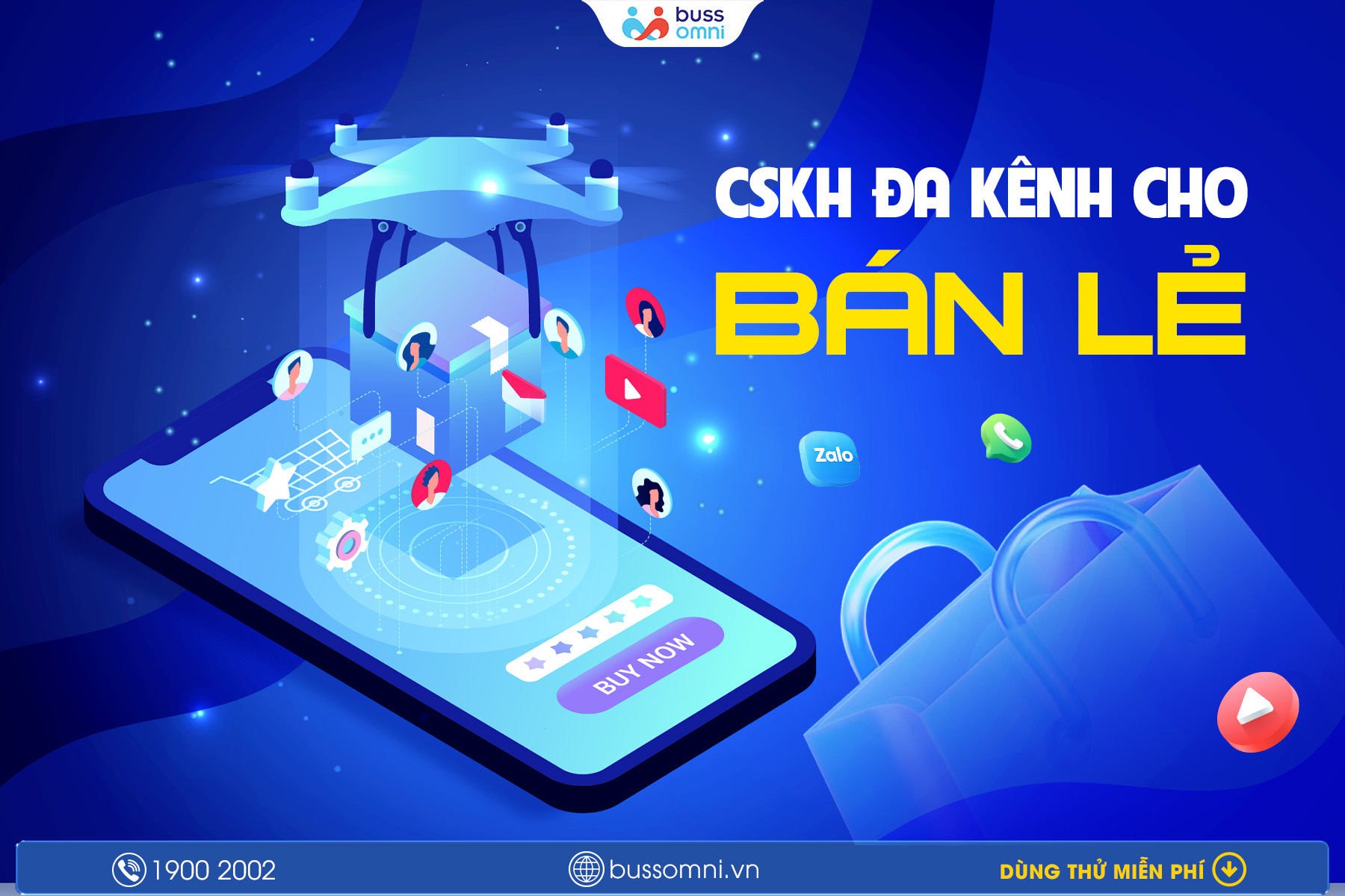 CSKH ĐA KÊNH CHO BÁN LẺ