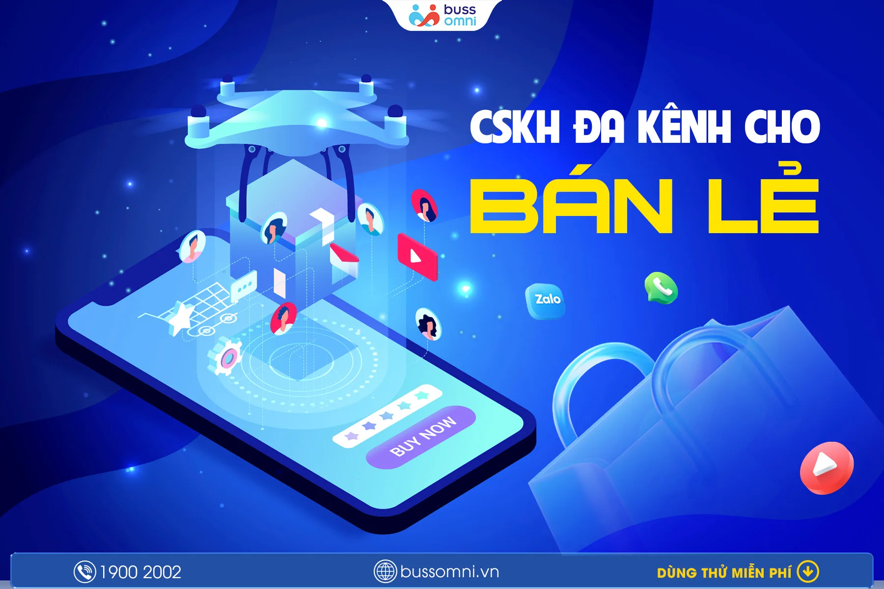 CSKH ĐA KÊNH CHO BÁN LẺ