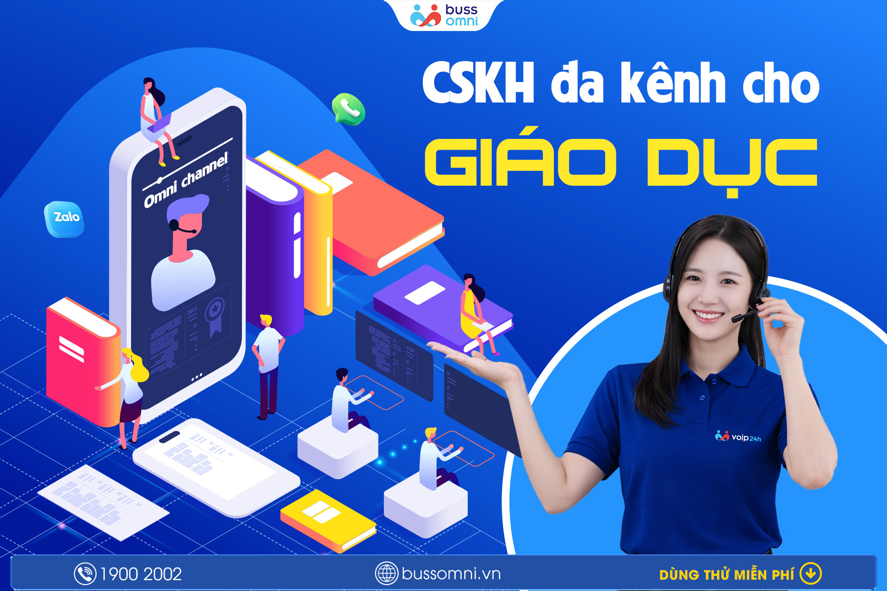 CSKH ĐA KÊNH CHO GIÁO DỤC