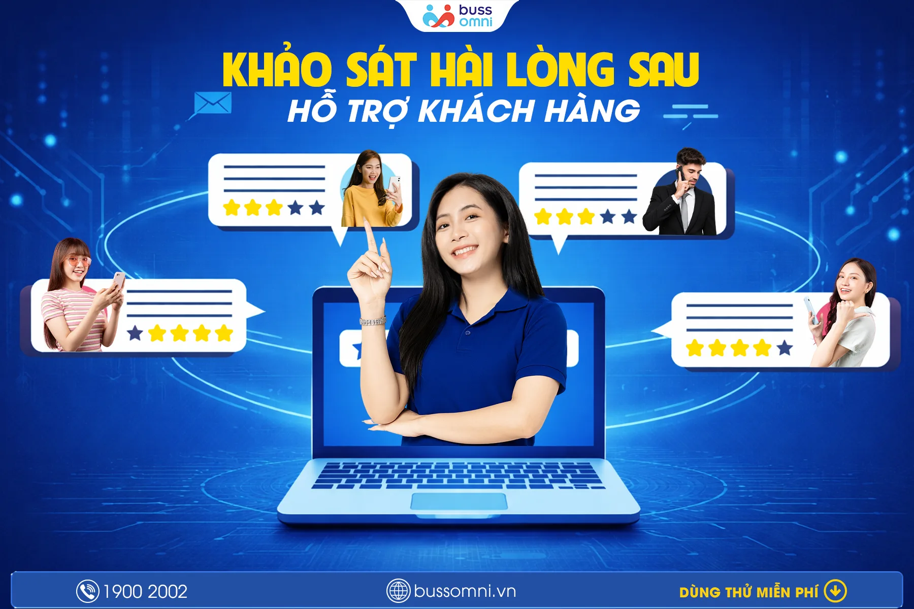 KHẢO SÁT HÀI LÒNG SAU HỖ TRỢ KHÁCH HÀNG