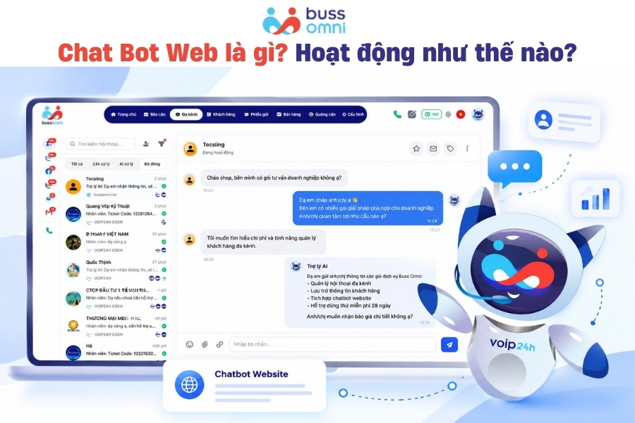 Chat Bot Web là gì? Hoạt động như thế nào?