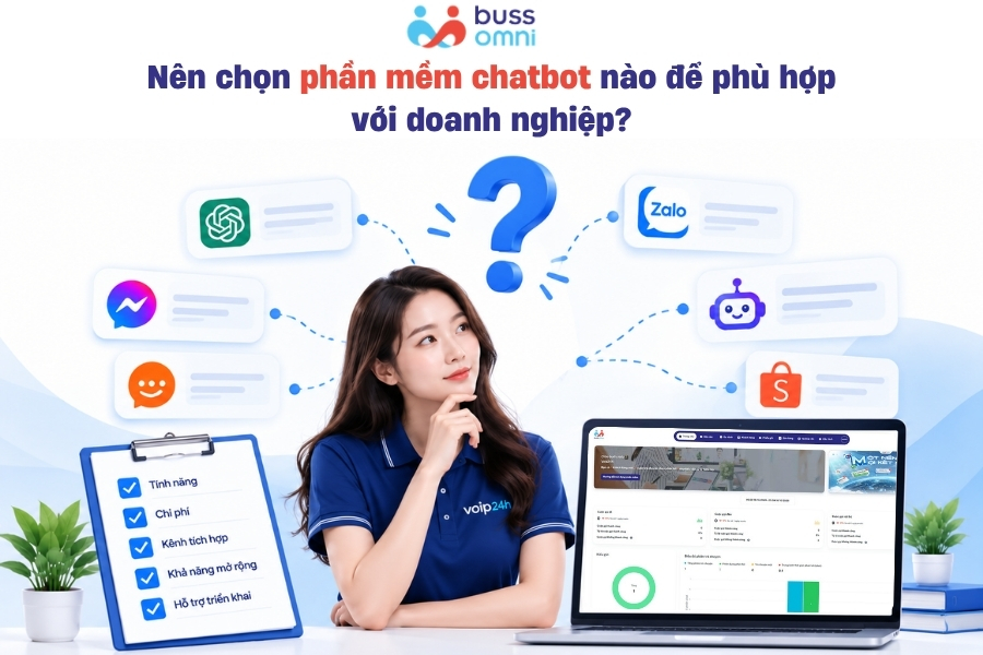 Nên chọn phần mềm chatbot nào để phù hợp với doanh nghiệp